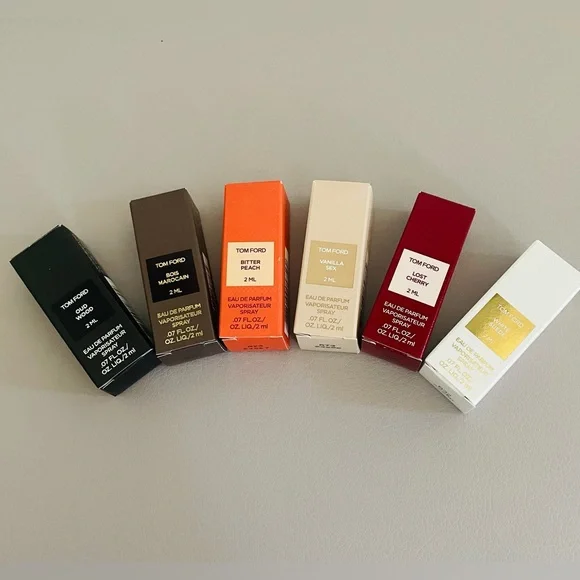 Tom Ford 6 different scent mini samples - Picture 1 of 7